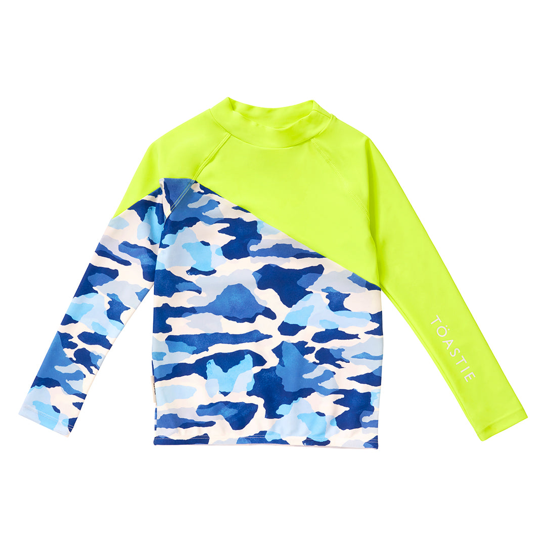 Toastie Unisex U.V. Protector Swim Top Water Camo