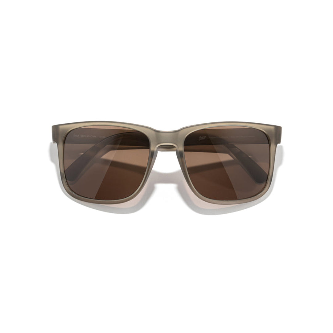 Kiva Matte Cola/Amber Unisex sunglasses