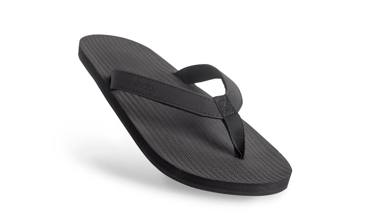 Indosole Essentials Flip Flops Men Black