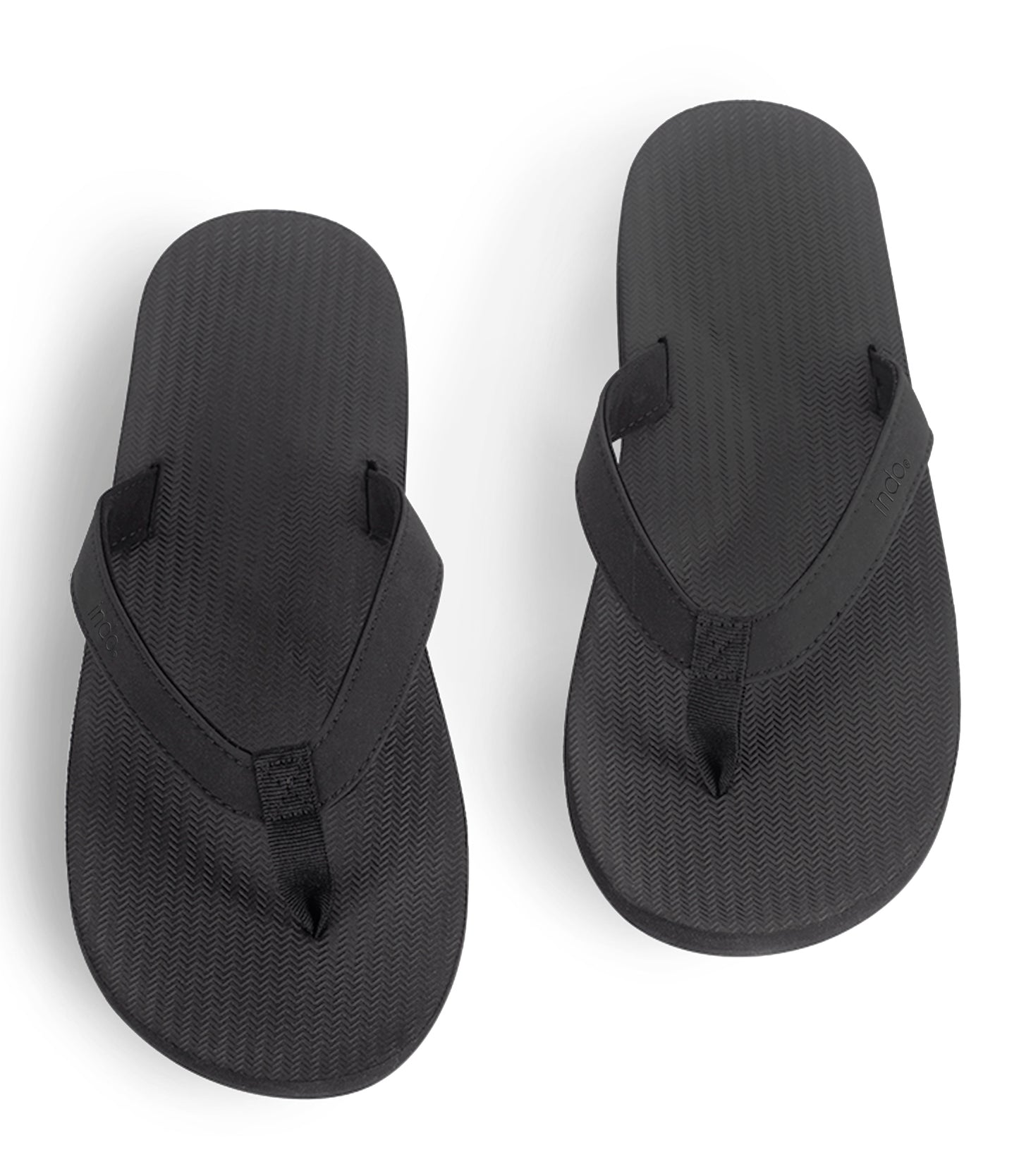 Indosole Essentials Flip Flops Men Black