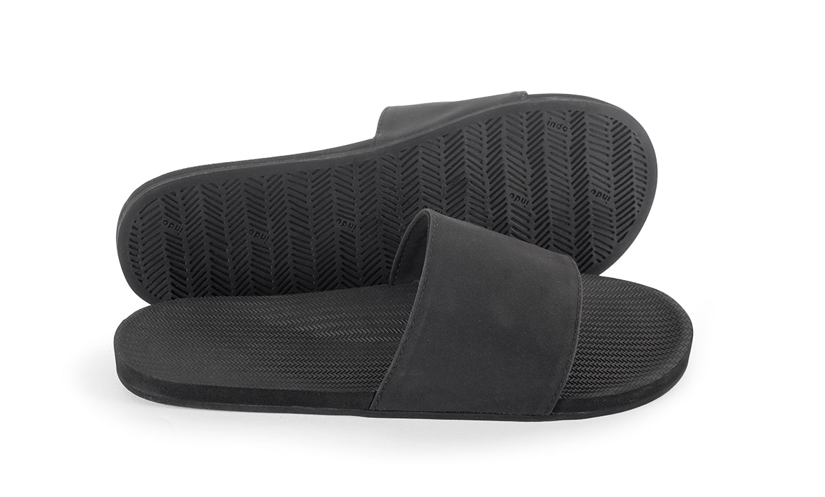 Indosole Essentials Slides Men Black