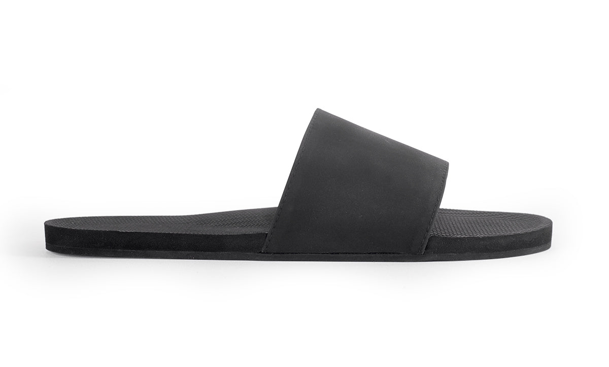 Indosole Essentials Slides Men Black