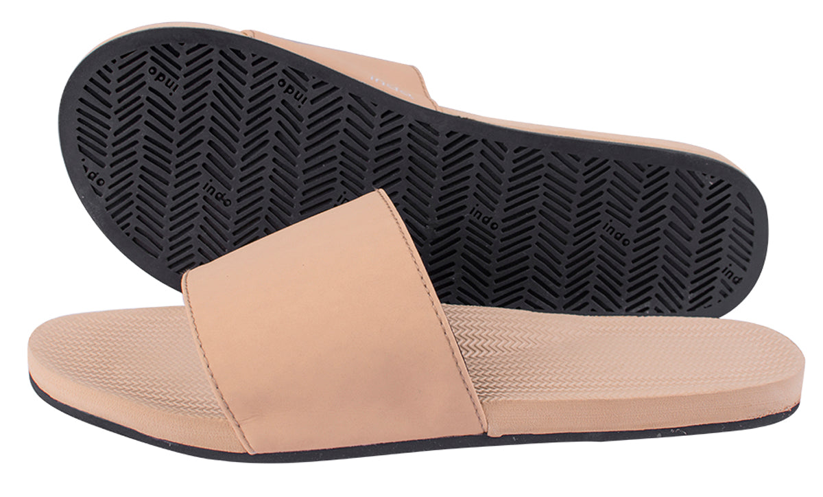 Indosole Essentials Slides Women Light Soil