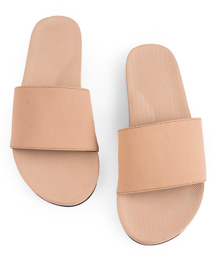 Indosole Essentials Slides Women Light Soil